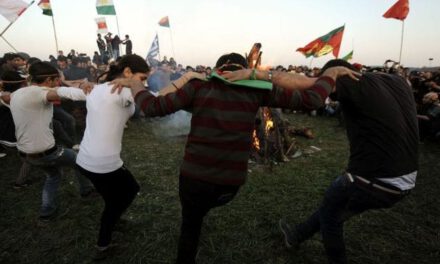 Η κουρδική πρωτοχρονιά ΝΕΒΡΟΖ  γιορτάζεται με τη σκέψη στο Αφρίν και στην Ροσσαβά