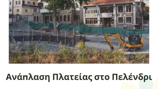 Ανάπλαση Πλατείας στο Πελένδρι
